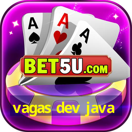 vagas dev java